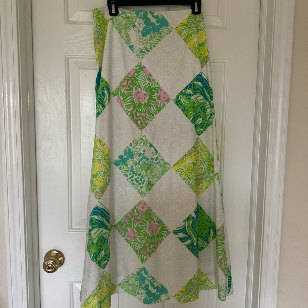 Lilly Pulitzer Patchwork Maxi skirt